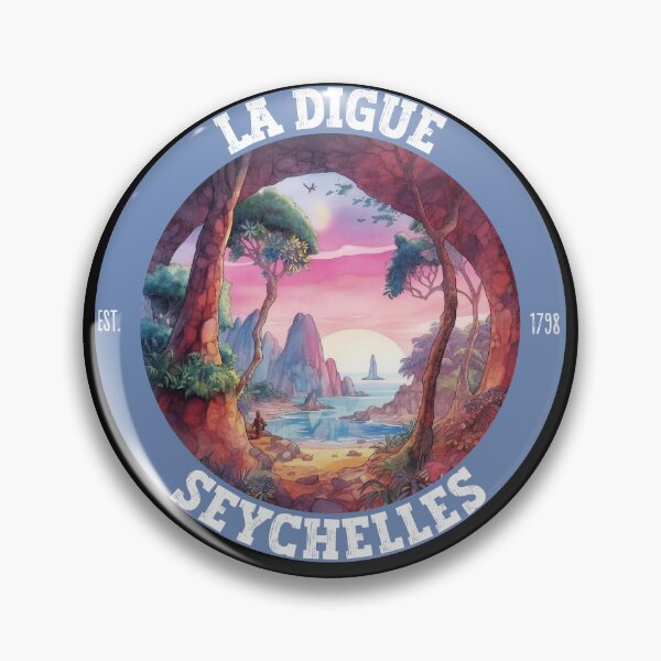Item preview, La Digue Seychelles Retro Vintage Amazing Outdoors Adventure Travel Lover Gift Souvenir designed and sold by Eponine6.