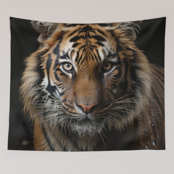 Item preview, Tiger portrait designed and sold by Kim Kanger.
