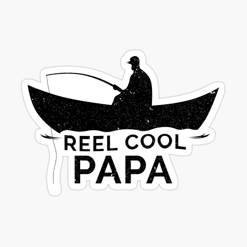Reel Cool Papa Cool Fishing Dad Shirt Funny Fathers Day Gift Boat Fisherman  Funny Bass Fishing Lovers  Greeting Card for Sale by Zkoorey