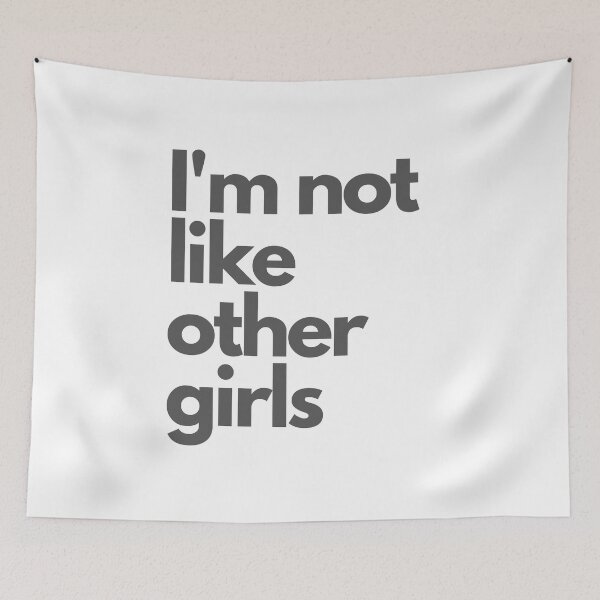 Item preview, I'm not Like Other Girls designed and sold by Lab4YourStyle.