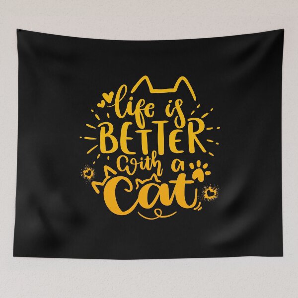 Item preview, Life Is Better With A Cat designed and sold by PetSafari.