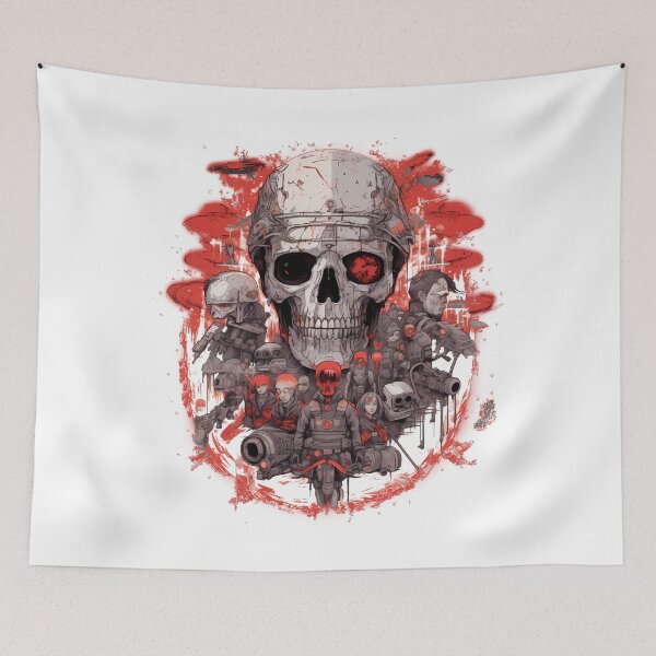 Item preview, AI Cyborg Robot apocalypse Skull - EnD Of ThE World designed and sold by MLArtifex.