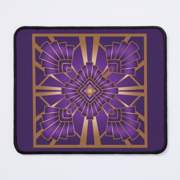Item preview, 1920's Art Deco Purple and Rose Gold Panel designed and sold by Chele Martines.