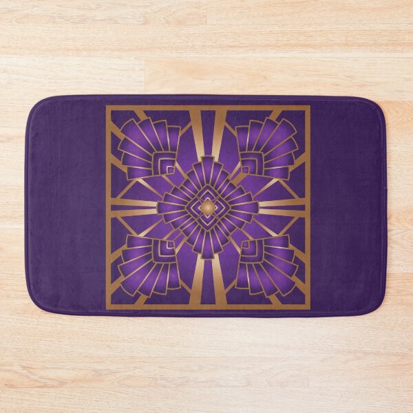 Item preview, 1920's Art Deco Purple and Rose Gold Panel designed and sold by Chele Martines.