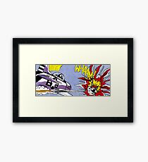 Roy Lichtenstein - Whaam! High Quality Framed Print