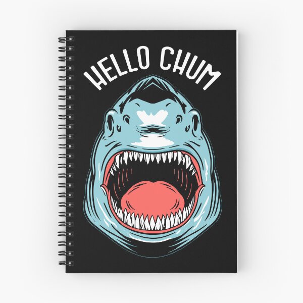 Item preview, Hello Chum Funny Shark Fishing Great White Teeth Fisherman designed and sold by GrandeDuc.