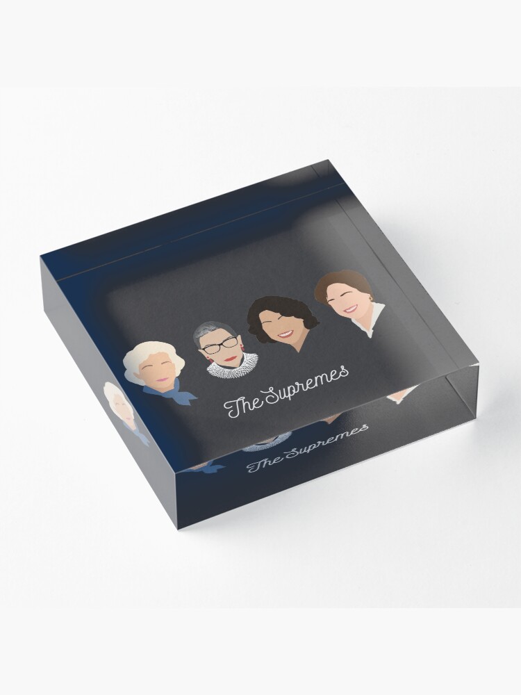 Alternate view of The Supremes Acrylic Block
