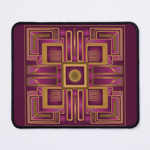 Item preview, 1920's Art Deco Pink and Gold Panel designed and sold by Chele Martines.