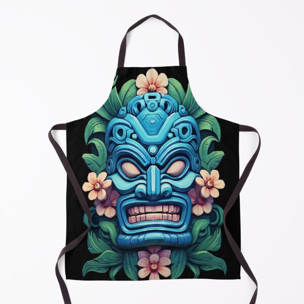 Item preview, Blue Tiki Mask designed and sold by VelvetRoom.