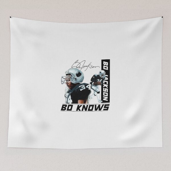 Item preview,  Bo Jackson Bo Knows Signature Vintage Legend Baseball Football Bootleg Rap 2 Graphic Style designed and sold by DoloresEndicott.