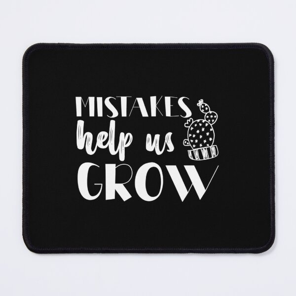 Item preview, Mistakes Help Us Grow print Power Of Yet Growth Mindset Tee  	 designed and sold by yzxgptjzsjr65.