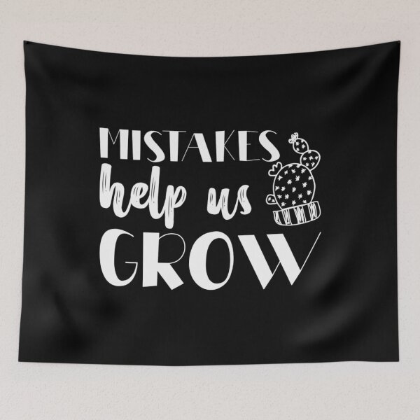 Item preview, Mistakes Help Us Grow print Power Of Yet Growth Mindset Tee  	 designed and sold by yzxgptjzsjr65.