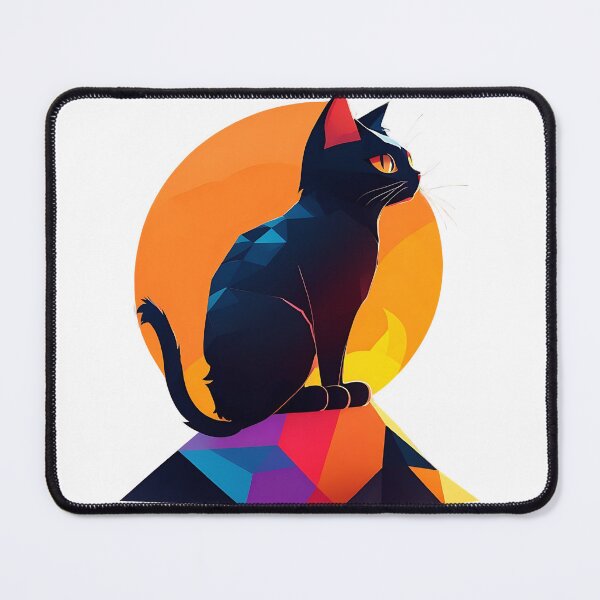 Item preview, Vector Sunray Black Cat designed and sold by soumendesigner.