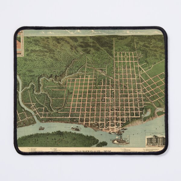 Item preview, Paducah, Kentucky (1889) designed and sold by allhistory.