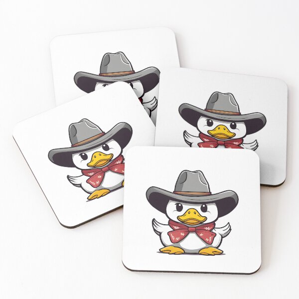 Item preview, White cowboy duck designed and sold by Realizey.