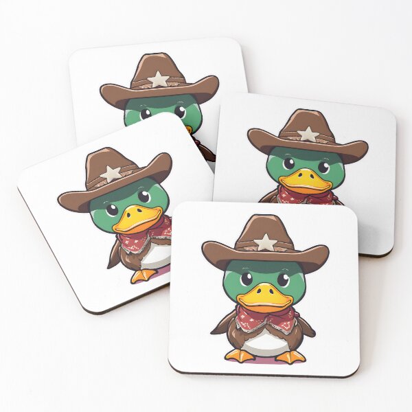 Item preview, Green cowboy duck designed and sold by Realizey.