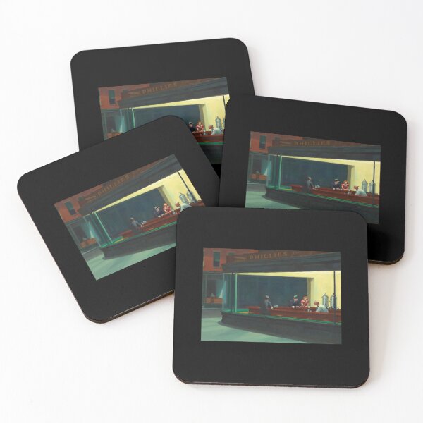 Artikelvorschau, NIGHT HAWKS – EDWARD HOPPER Fotodruck entworfen und verkauft von zvaxltpx99.