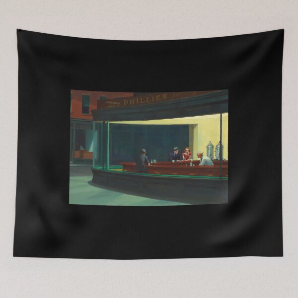 Artikelvorschau, NIGHT HAWKS – EDWARD HOPPER Fotodruck entworfen und verkauft von zvaxltpx99.