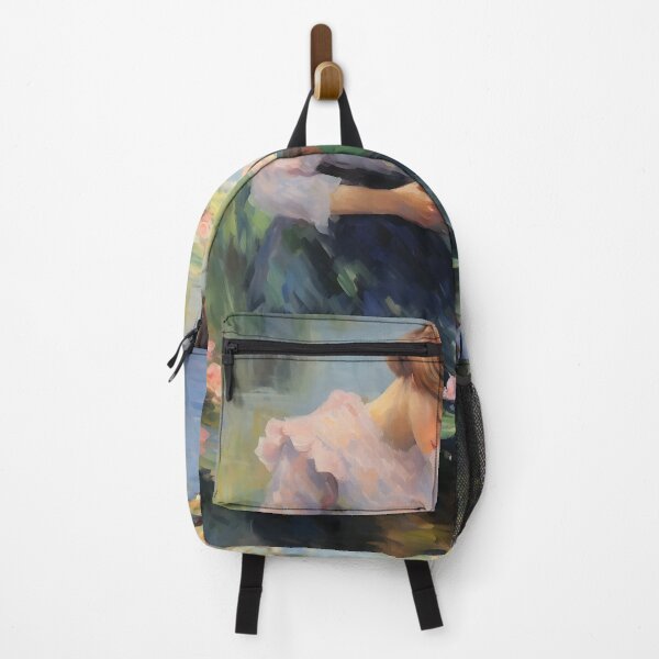 Item preview, Impressionist Woman by a Pond designed and sold by dcrc.