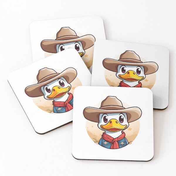 Item preview, Duck in cowboy hat designed and sold by Realizey.