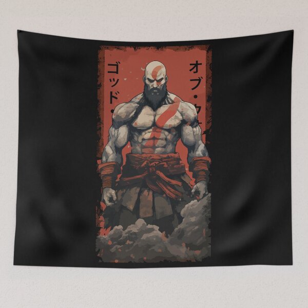 Item preview, Kratos Ukiyo-e designed and sold by RetroPandora.