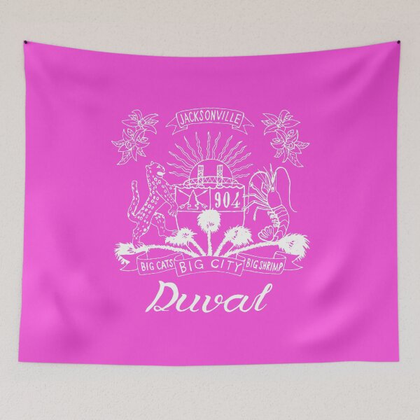 Item preview, Duval Crest - White Lettering on Hot Pink  designed and sold by DuvalCrest.