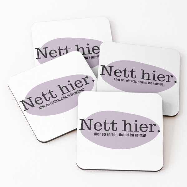 Item preview, Nett hier - Heimat ist Heimat designed and sold by elyou-designs.
