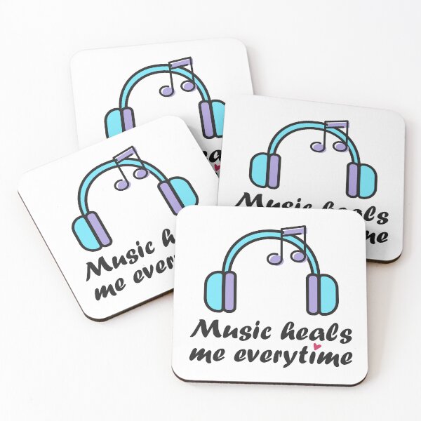 Item preview, Music heals me everytime designed and sold by HandicraftArt.