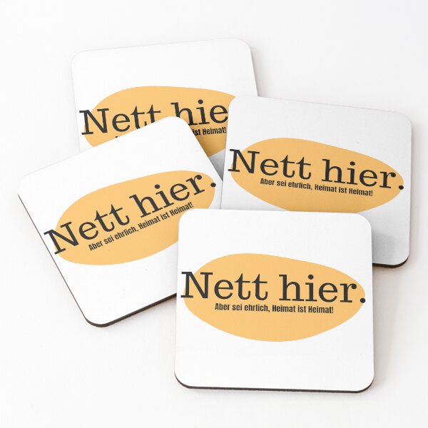 Item preview, Nett hier - Heimat ist Heimat designed and sold by elyou-designs.