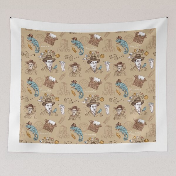 Item preview, Pattern Fernando Pessoa y heterónimos designed and sold by Carolina  Zambrano Enriquez.