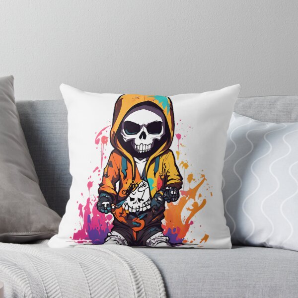 Item preview, skull wearing a hood designed and sold by ARinternational.