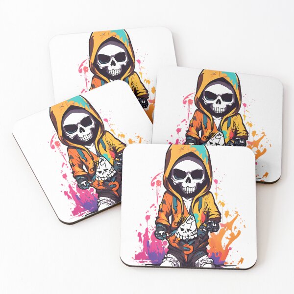 Item preview, skull wearing a hood designed and sold by ARinternational.