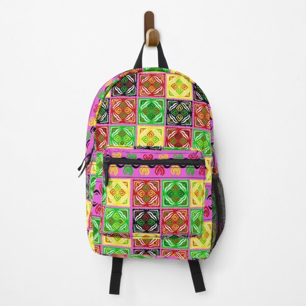 Item preview, Sindhi patchwork pattern - pink designed and sold by elyou-designs.