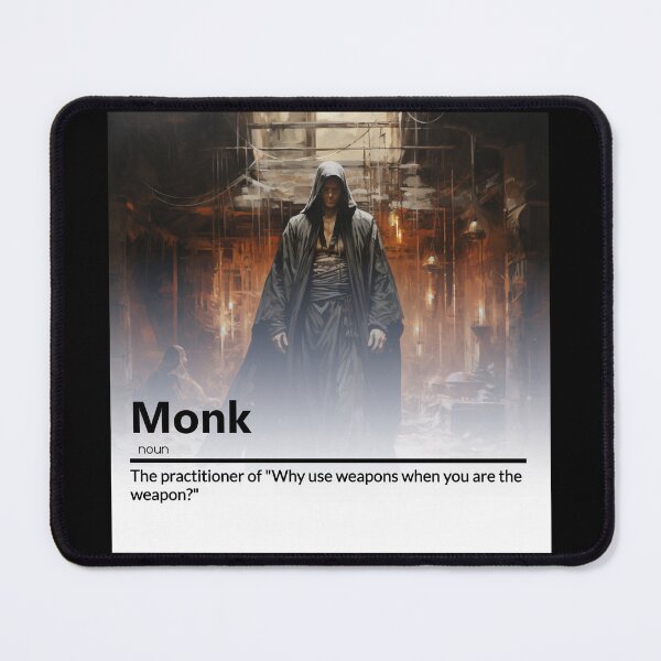 Item preview, Monk: Master of Mind and Martial Arts designed and sold by calharborne.