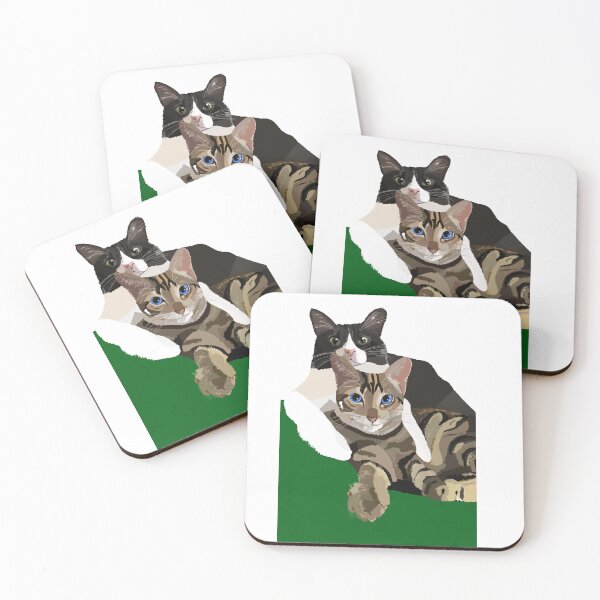 Item preview, whiskered kittens designed and sold by Teresa Govantes.