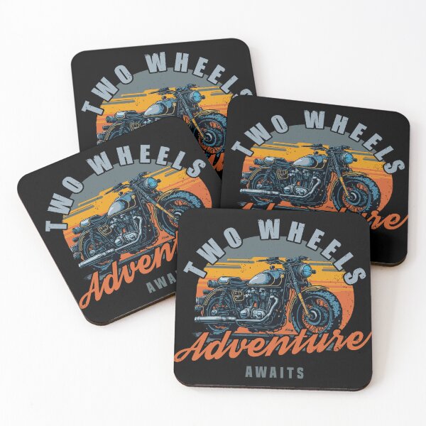 Item preview, Retro Motorcycle, Two Wheels Adventure Awaits  designed and sold by casualVisions.