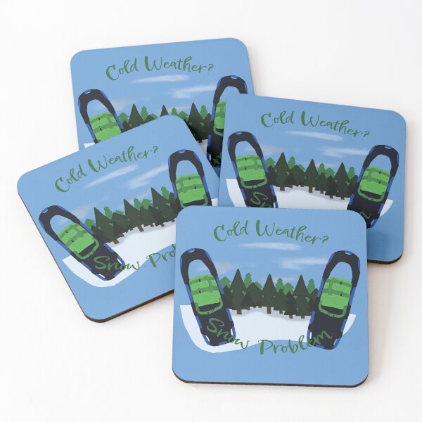 Item preview, Cold Weather, Snow Problem - Snowshoes winter sports snowshoeing designed and sold by InkyCorvid.