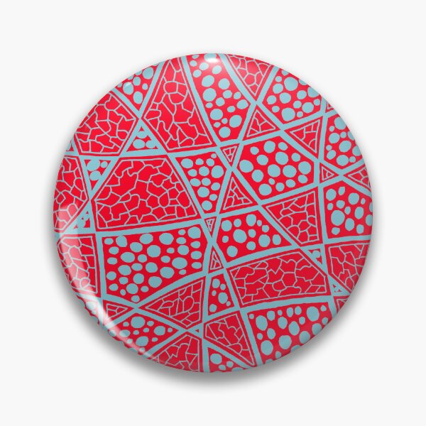 Item preview, Expande tus horizontes: arte abstracto de enredos en rojo y azul hielo designed and sold by TandBB.