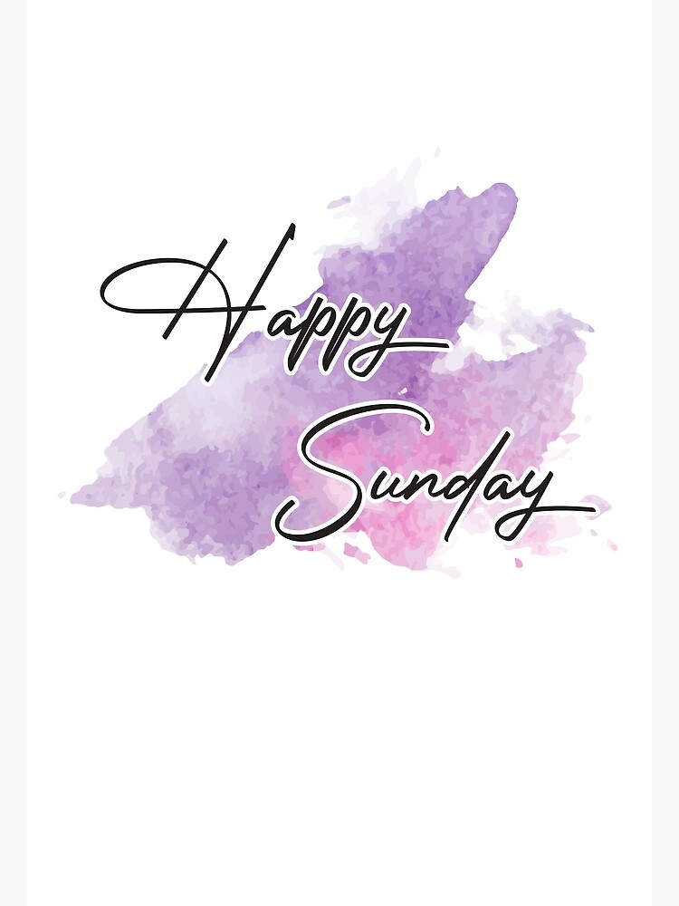 ้Happy sunday