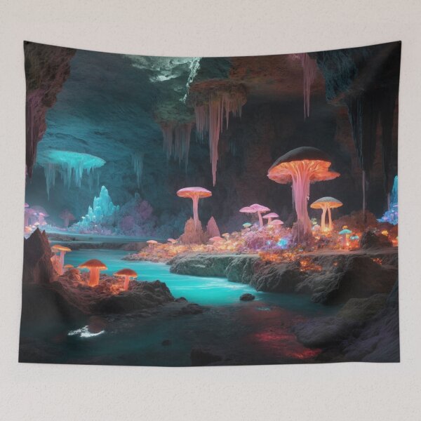 Item preview, Ethereal Enclave: Alien Cavern's Glow #2 designed and sold by Electric-Easel.