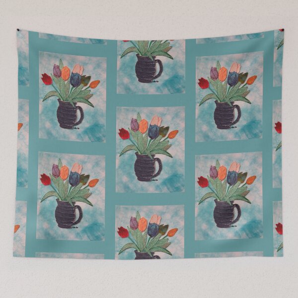 Item preview, Tulips in a Vase 15B designed and sold by mandalafractal.