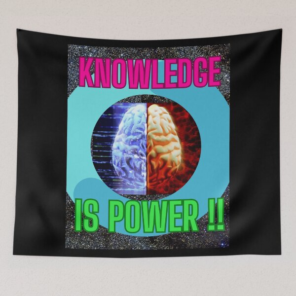 Item preview, Knowledge is Power!! designed and sold by SunMoonBeyond.