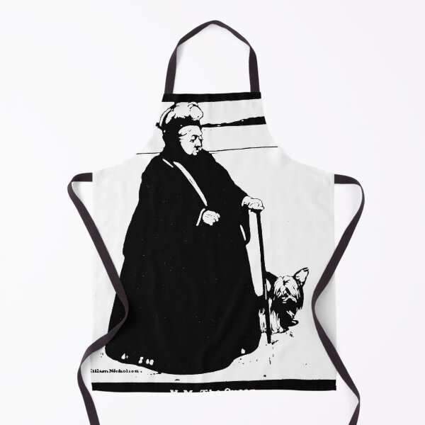 Item preview, Portrait of Queen Victoria and her Yorkshire Terrier Dog designed and sold by Pixelchicken.