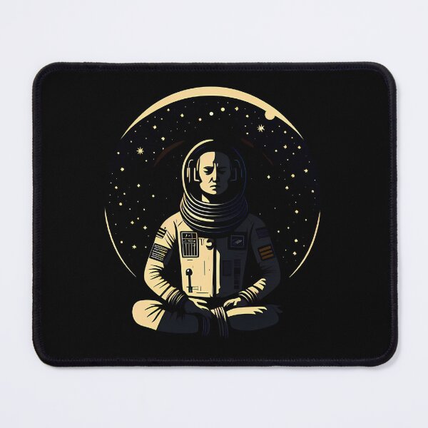 Item preview, Zen in Space - meditating astronaut designed and sold by lumbarjack.
