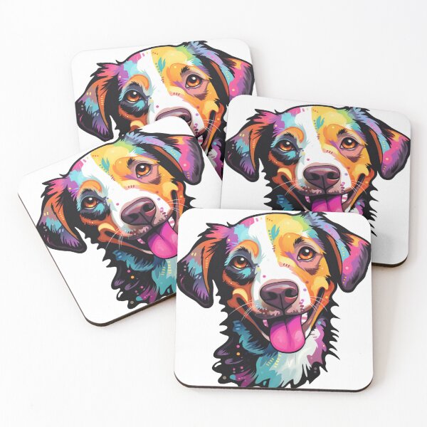 Item preview, Cute colorful dog designed and sold by yinon-h.