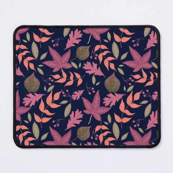Item preview, Autumn Vibes Pink on Blue designed and sold by Sylvia Schippers.