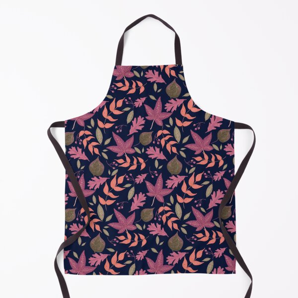 Item preview, Autumn Vibes Pink on Blue designed and sold by Sylvia Schippers.