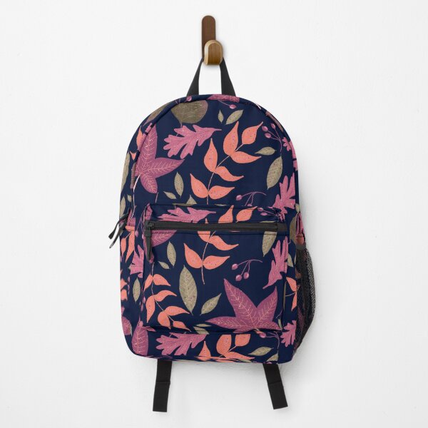 Item preview, Autumn Vibes Pink on Blue designed and sold by Sylvia Schippers.