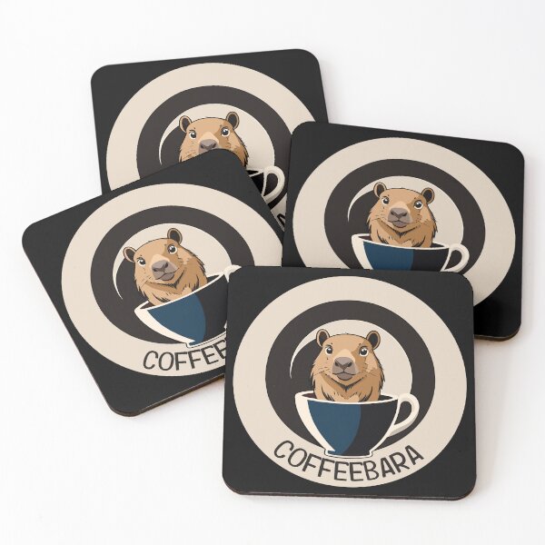 Item preview, Coffeebara. A cute capybara sitting in a cup of coffee. designed and sold by twisted-dot.