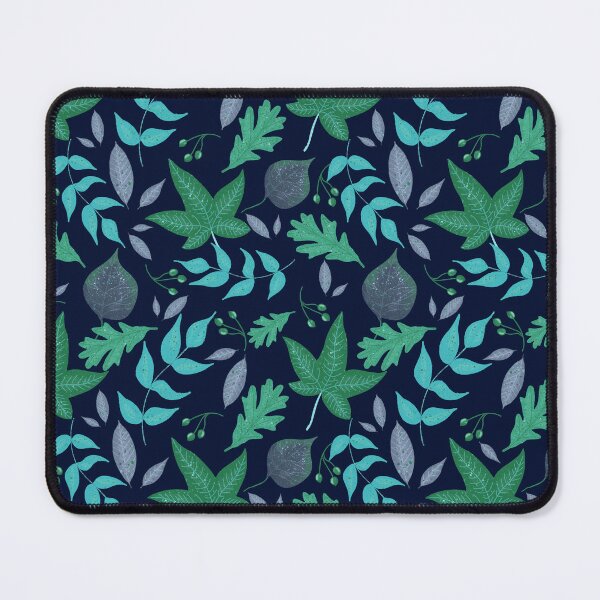Item preview, Autumn Vibes Green on Blue designed and sold by Sylvia Schippers.